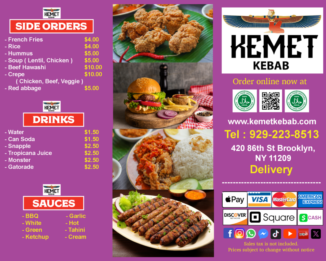 kemet kebab menu out